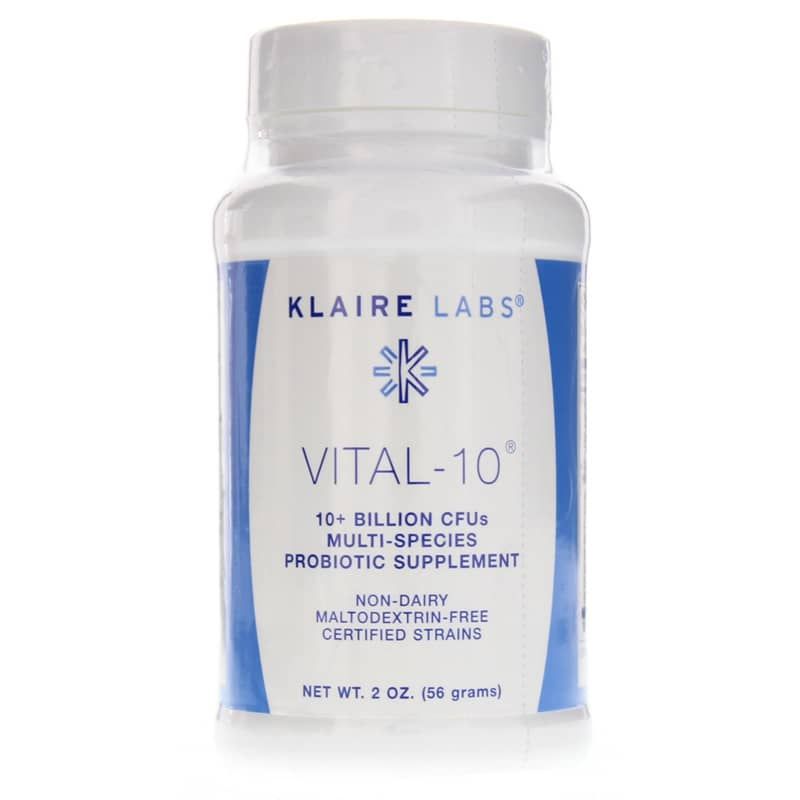 Vital-10 Powder Multi-Species Probiotic 10 Billion CFU | Vital-10 порошковий багатовидовий пробіотик 10 мільярдів КУО