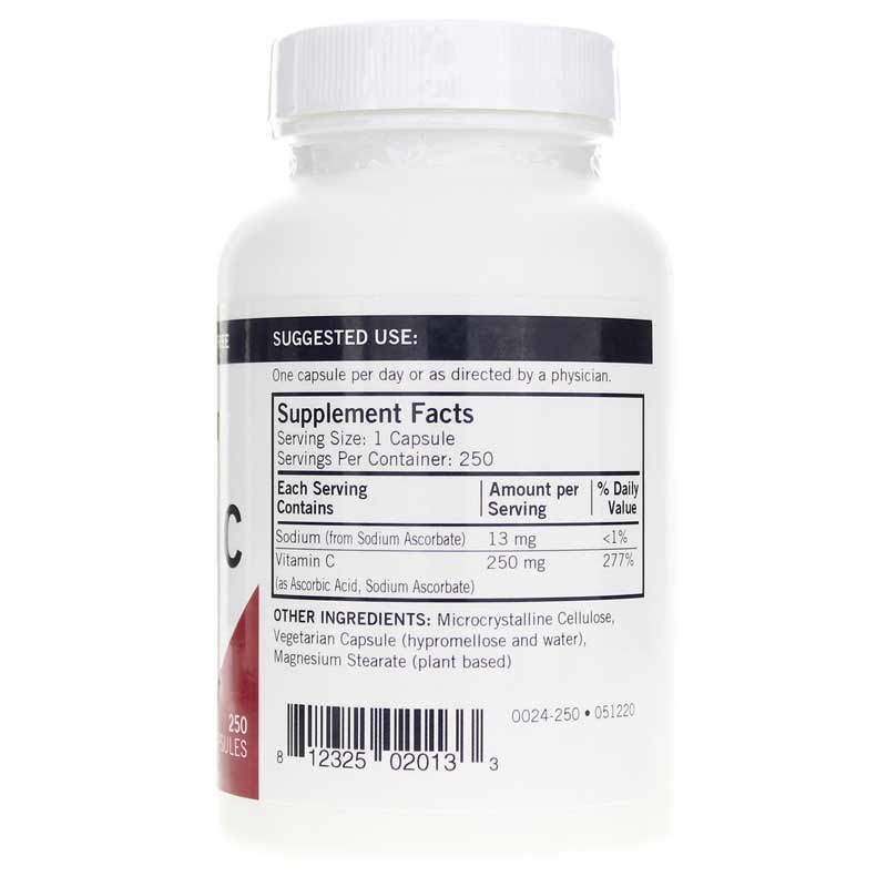 Vitamin C 250 Mg Capsules, 250 Capsules | Витамин С 250 мг капсулы, 250 капсул