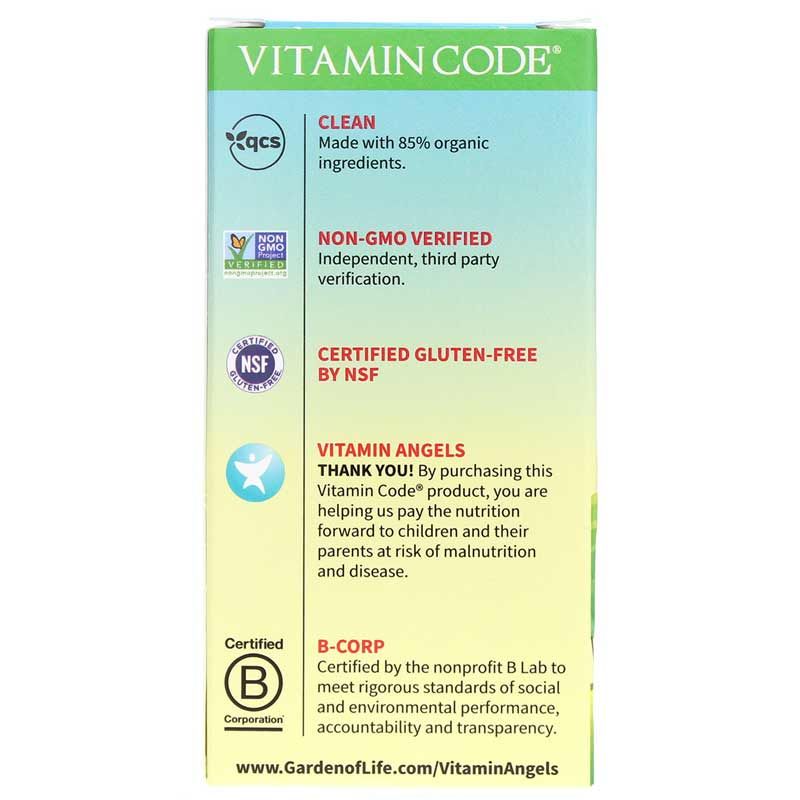 Vitamin Code Kids Chewable Whole Food Multivitamin, 30 Chewables | Вітамінний код дитячий жувальний мультивітамін цільного харчування, 30 жувальних таблеток