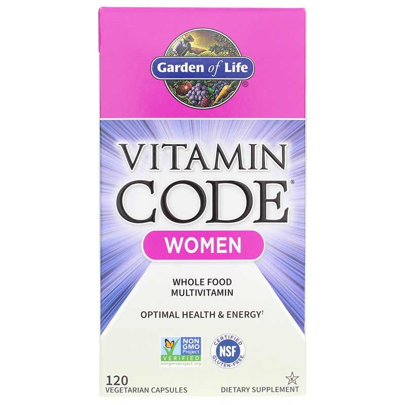 Vitamin Code Women Raw Whole Food Multivitamin, 120 Veg Capsules | Витаминный код женщины сырые цельные пищевые мультивитамины, 120 вегетерианских капсул