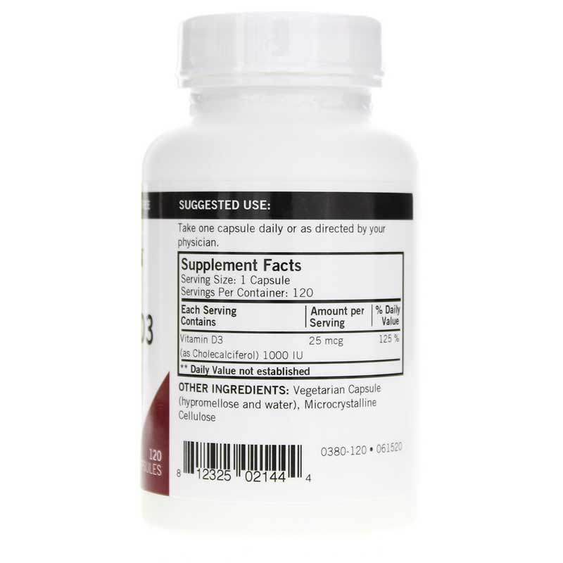 Vitamin D-3 25 Mcg (1000 IU) Capsules | Вітамін D-3 25 мкг (1000 МО) капсули