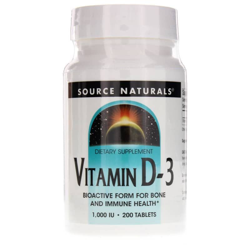 Vitamin D-3 1, 200 Tablets | Витамин D-3 1, 200 таблеток