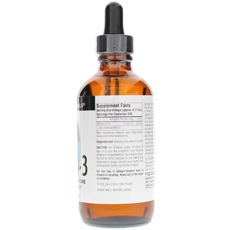 Vitamin D-3 Liquid, 4 Oz | Витамин D-3 жидкий, 4 унции