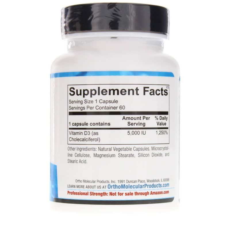 Vitamin D 5,000 IU, 60 Capsules | Вітамін D 5,000 МО, 60 капсул