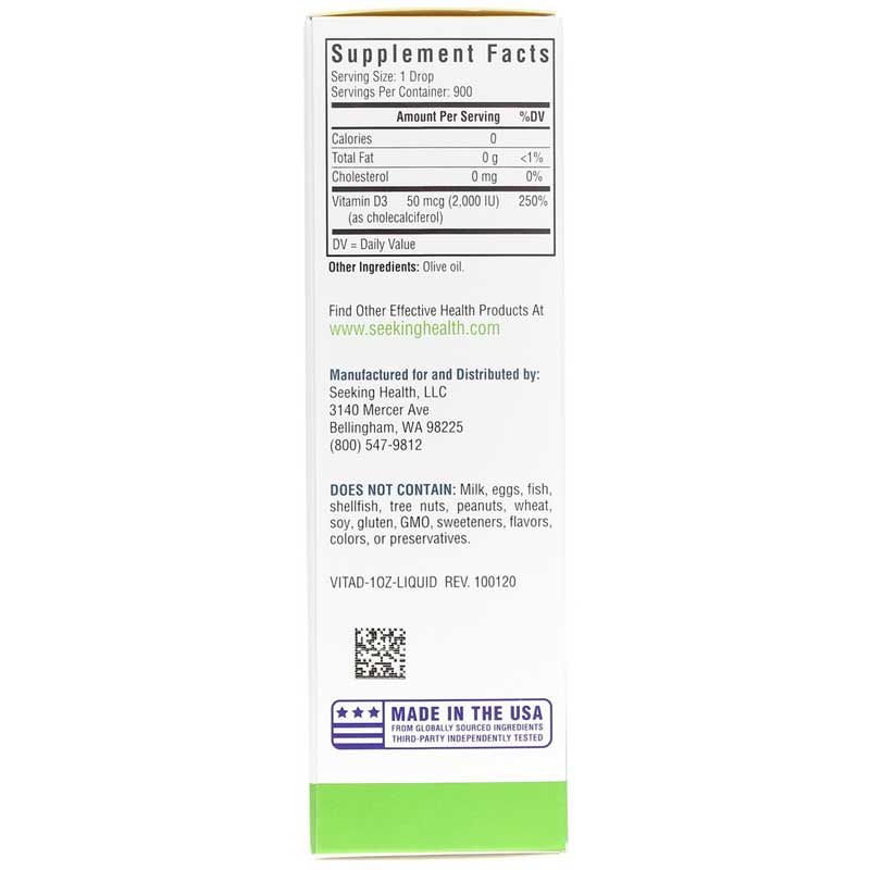 Vitamin D Drops 50 Mcg (2000 IU) | Капли витамина D 50 мкг (2000 МЕ)