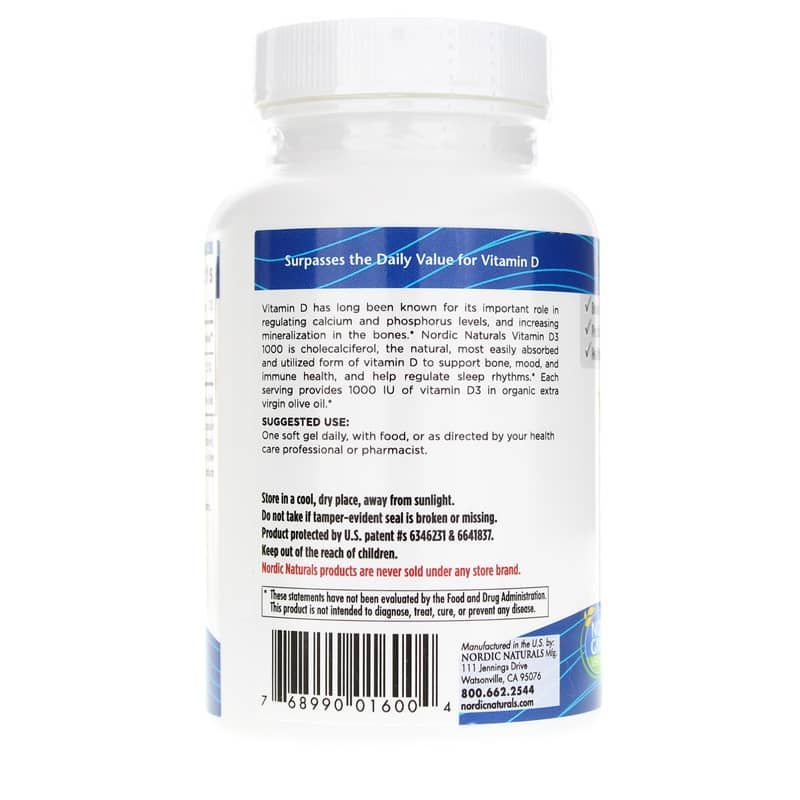 Vitamin D3 1000 IU | Витамин D3 1000 МЕ