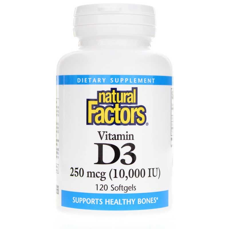 Vitamin D3 250 Mcg (10000 IU) | Витамин D3 250 мкг (10000 МЕ)