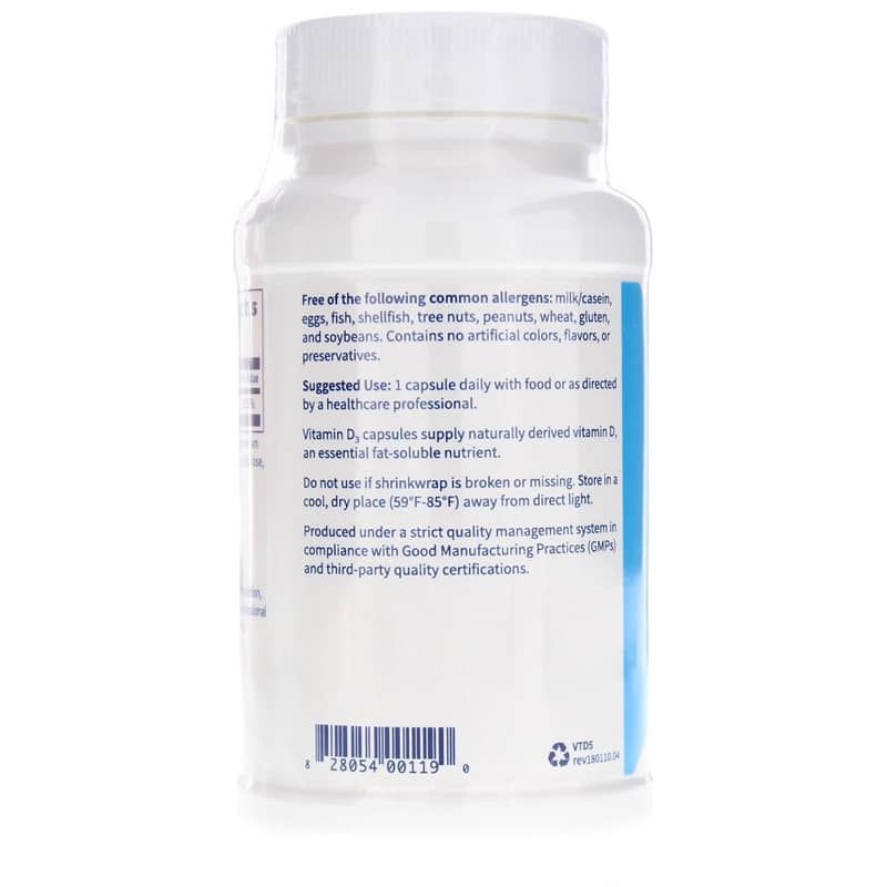 Vitamin D3 125 Mcg | Вітамін D3 125 мкг