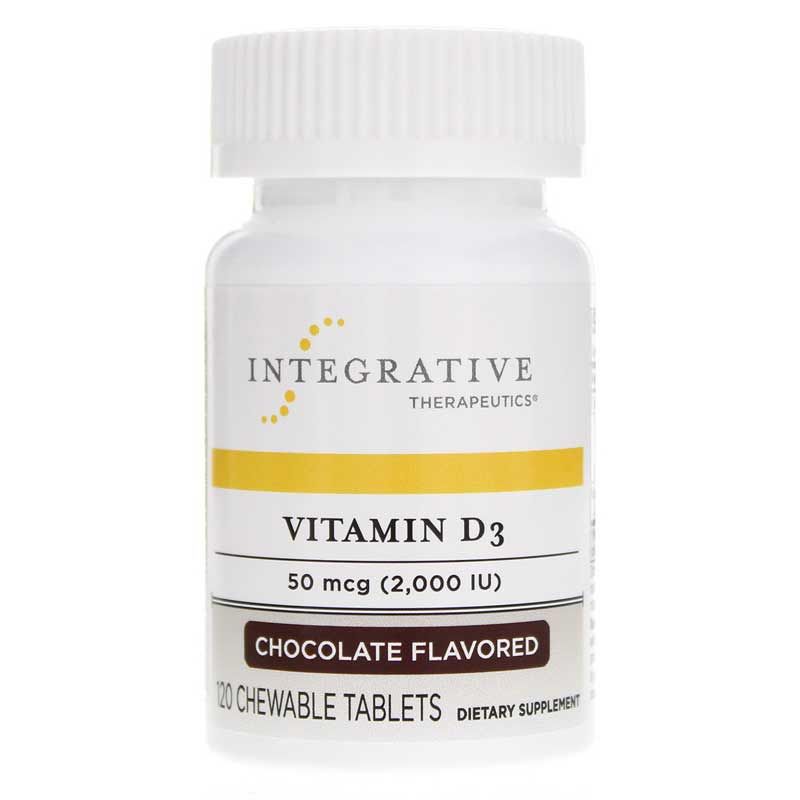 Vitamin D3 50 Mcg (2000 IU) Chocolate Flavor | Вітамін D3 50 мкг (2000 МО) зі смаком шоколаду