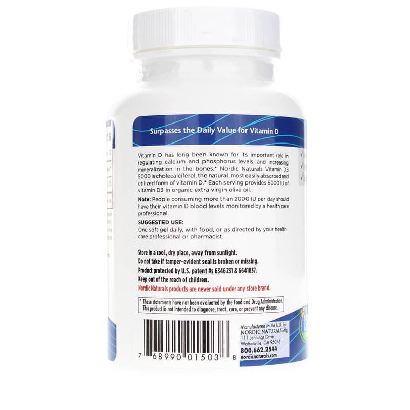 Vitamin D3 5000 IU | Вітамін D3 5000 МО