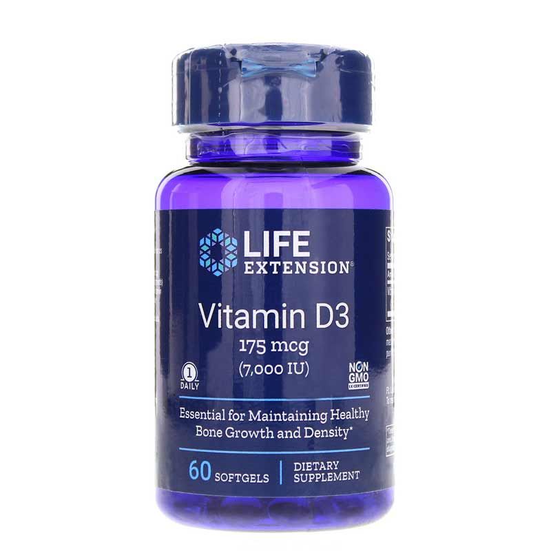 Vitamin D3 175 Mcg (7000 IU) | Витамин D3 175 мкг (7000 МЕ)
