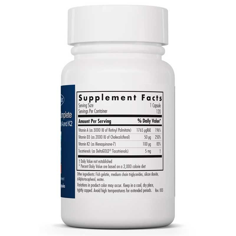 Vitamin D3 Complete Daily Balance, 120 Gel Caps | Вітамін D3 повний добовий баланс, 120 гелевих капсул