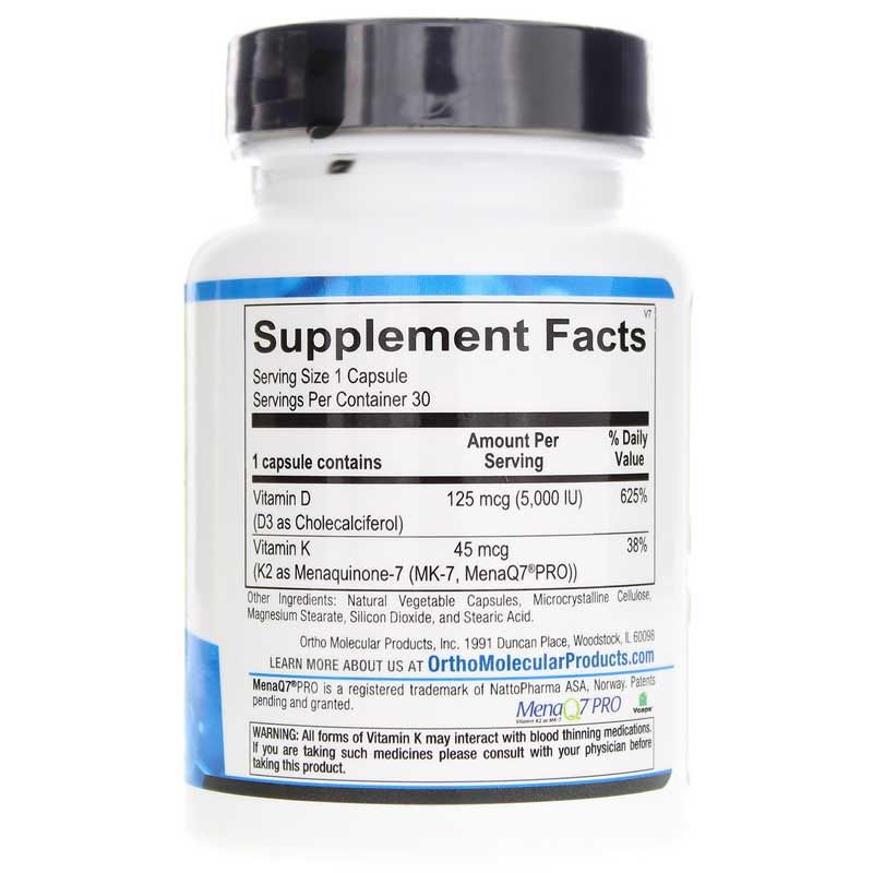 Vitamin K2 with D3, 30 Capsules | Вітамін К2 з D3, 30 капсул
