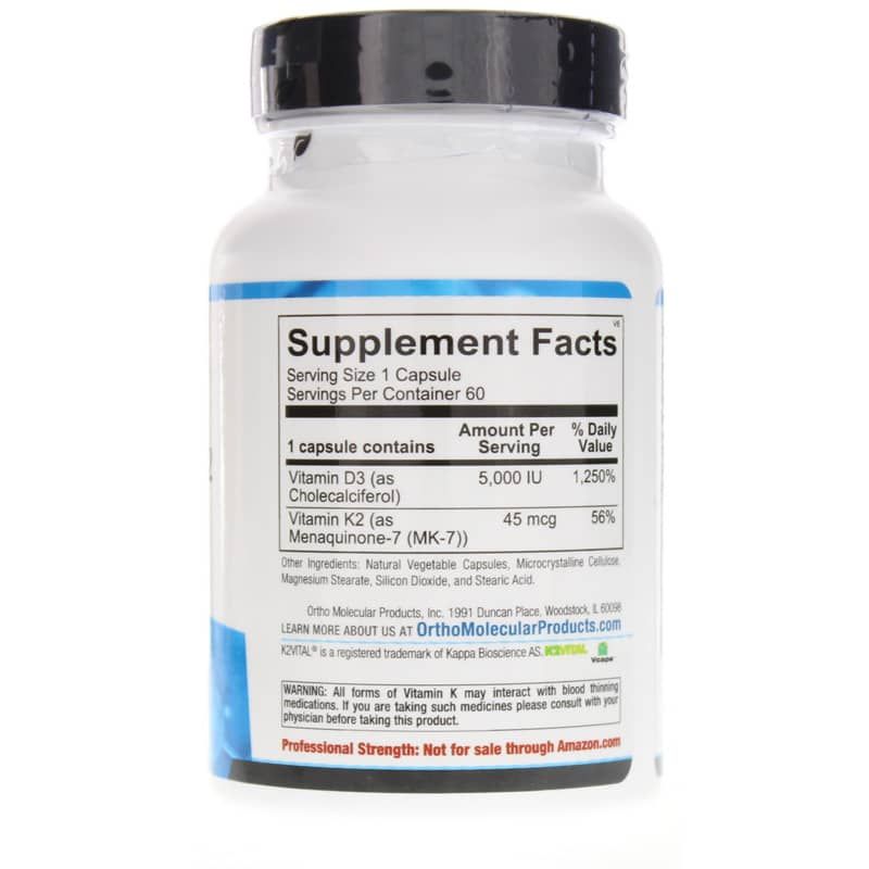 Vitamin K2 with D3, 60 Capsules | Вітамін К2 з D3, 60 капсул
