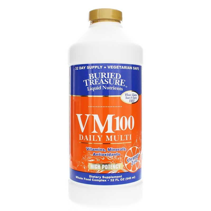 VM 100 Daily Liquid Multi Vitamins and Minerals, 32 Oz | VM 100 щоденних рідких мультивітамінів і мінералів на щоденній основі, 32 Oz