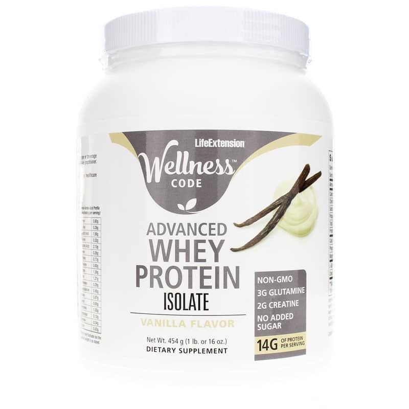 Wellness Code Advanced Whey Protein Isolate, Vanilla | Ізолят сироваткового протеїну wellness code advanced, Ваніль