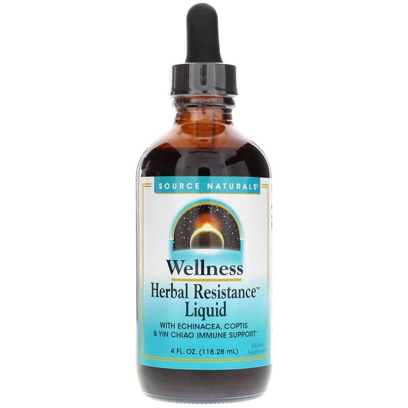 Wellness Herbal Resistance Liquid, 4 Oz | Оздоровча трав'яна рідина опору для оздоровлення, 4 унції