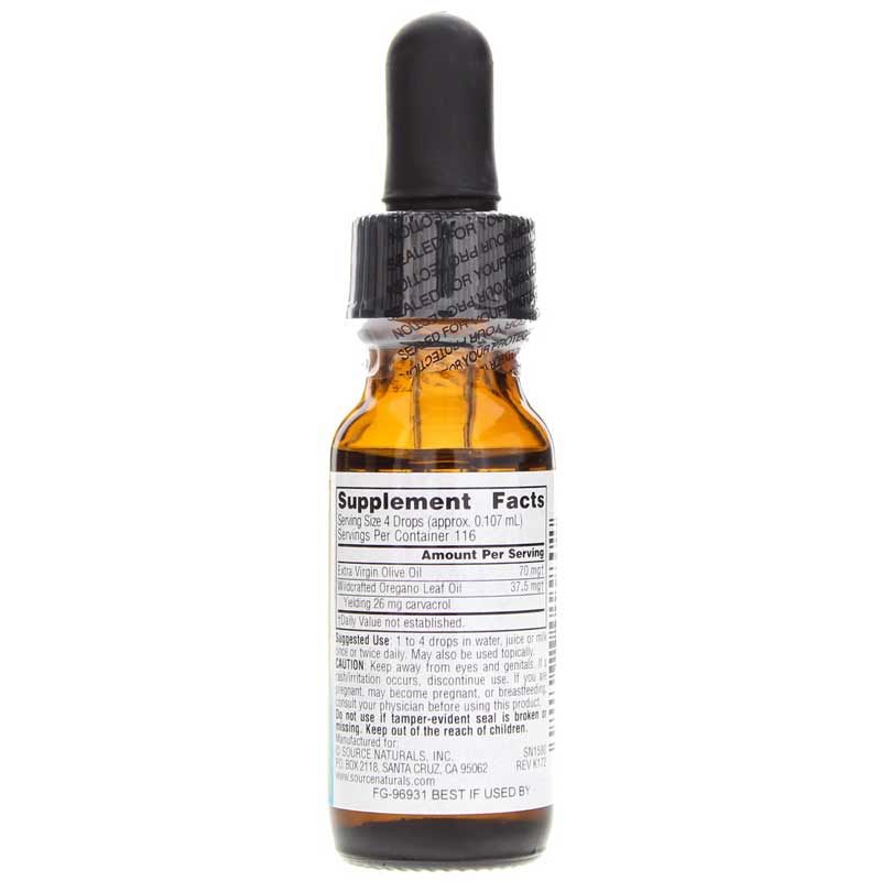 Wellness Oil of Oregano Liquid, Source Naturals, .4 Oz | Оздоровча олія орегано рідка, source naturals, .4 унції