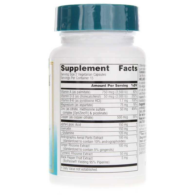 Wellness ZincMunity, 30 Veg Capsules | Оздоровительное сообщество ZincMunity, 30 вегетерианских капсул