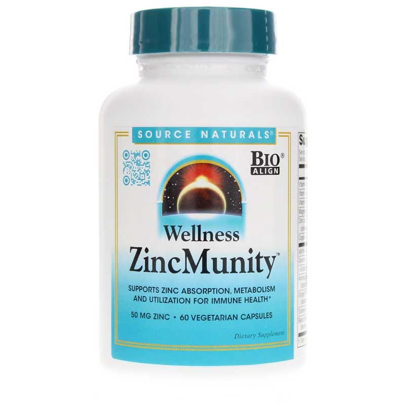 Wellness ZincMunity, 60 Veg Capsules | Оздоровче співтовариство ZincMunity, 60 вегетеріанських капсул