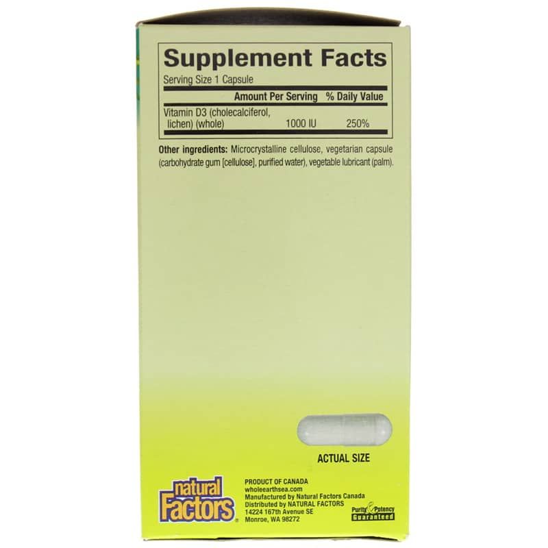 Whole Earth &amp; Sea Vitamin D3 1000 IU | Цельная земля и море витамин D3 1000 МЕ