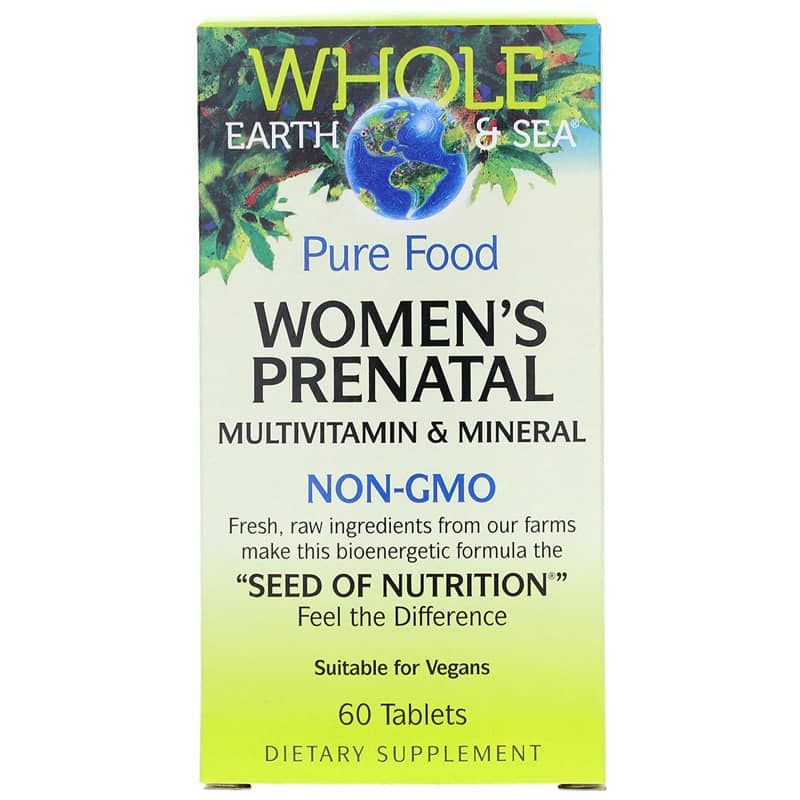Whole Earth &amp; Sea Women's Prenatal Multi | Целая земля и море женский пренатальный мультивитамин