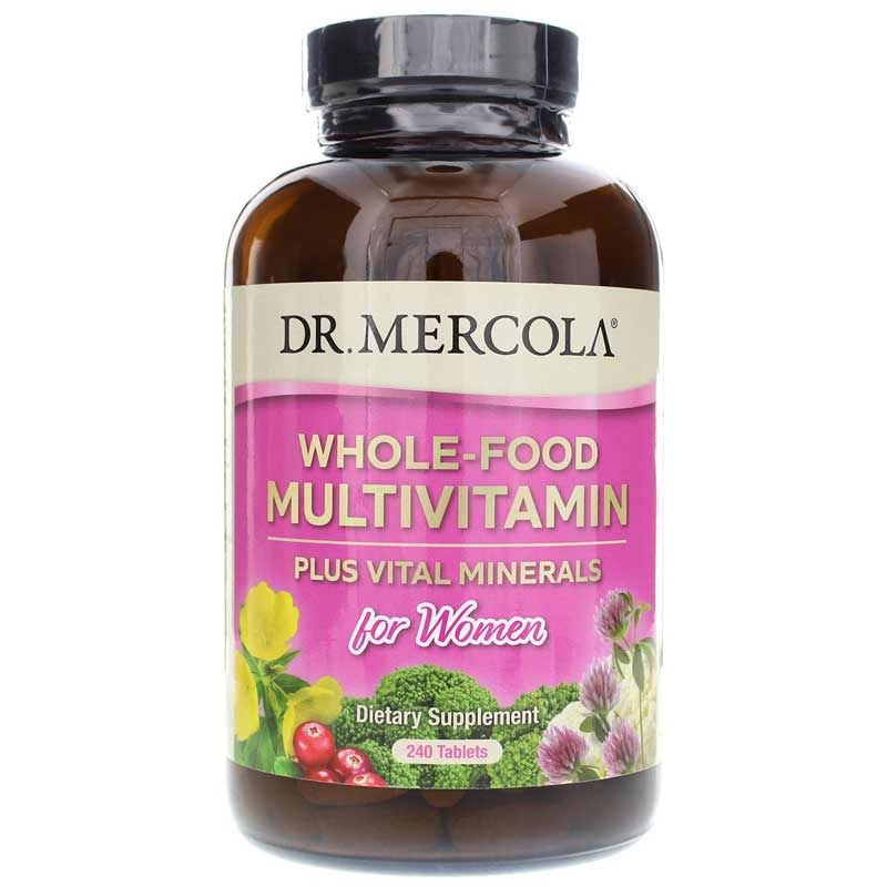 Whole-Food Multivitamin Plus Vital Minerals for Women, 240 Tablets | Мультивітаміни з цільних харчових продуктів плюс життєво важливі мінерали для жінок, 240 таблеток