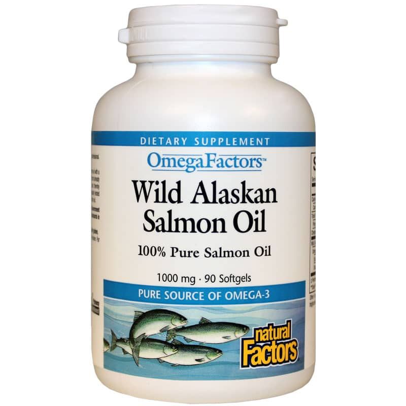 Wild Alaskan Salmon Oil 1000 Mg, 90 Softgels | Масло дикого аляскинского лосося 1000 мг, 90 гелевых капсул