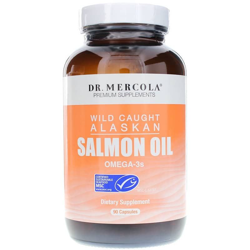 Wild Caught Alaskan Salmon Oil, 90 Capsules | Масло дикого аляскинского лосося, 90 капсул