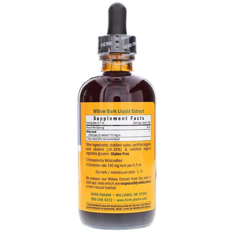 Willow Bark Extract, 4 Oz | Екстракт кори верби, 4 унції