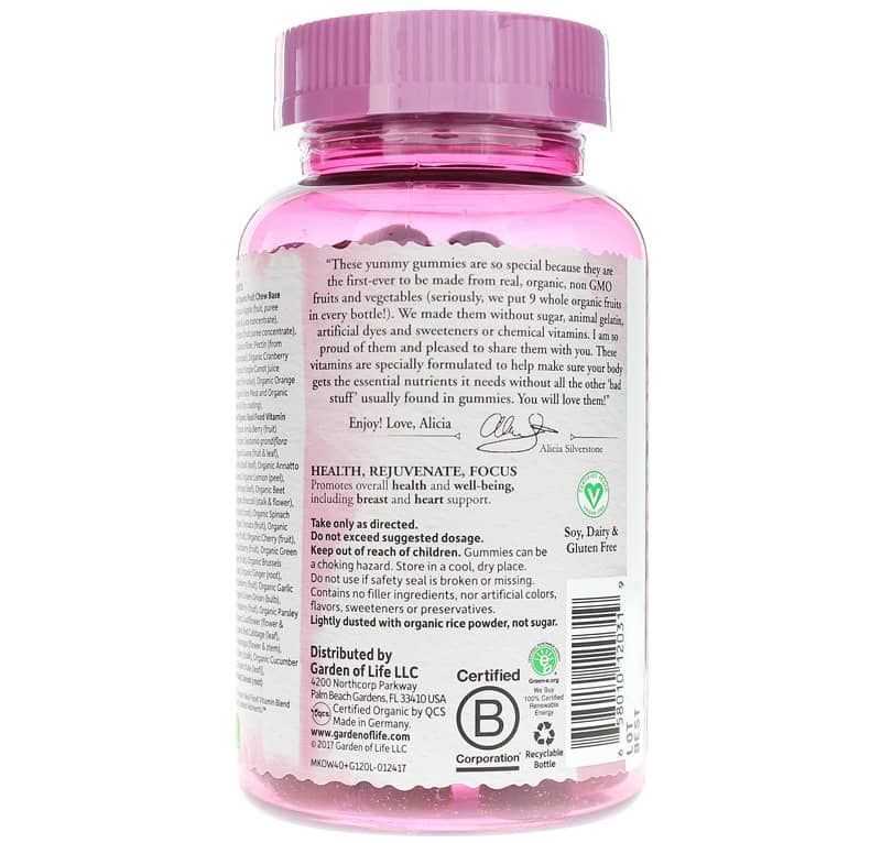 Women's Multi 40+ Whole Food Multivitamin Gummies | Жіночі мульти 40+ мультивітаміни з цільних харчових продуктів жувальні цукерки