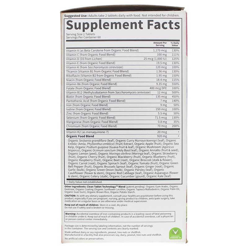 Women's Multi Whole Food Multivitamin, 120 Veg Tablets | Жіночі мультивітаміни з цільних харчових продуктів, 120 Вегетаріанський таблеток