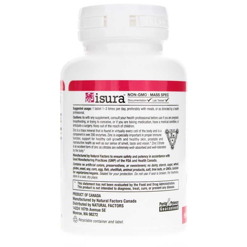 Zinc Citrate 15 Mg | Цитрат цинка 15 мг