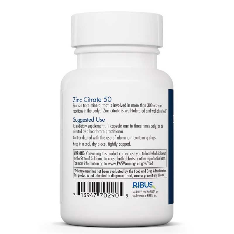 Zinc Citrate 50 Mg | Цитрат цинка 50 мг