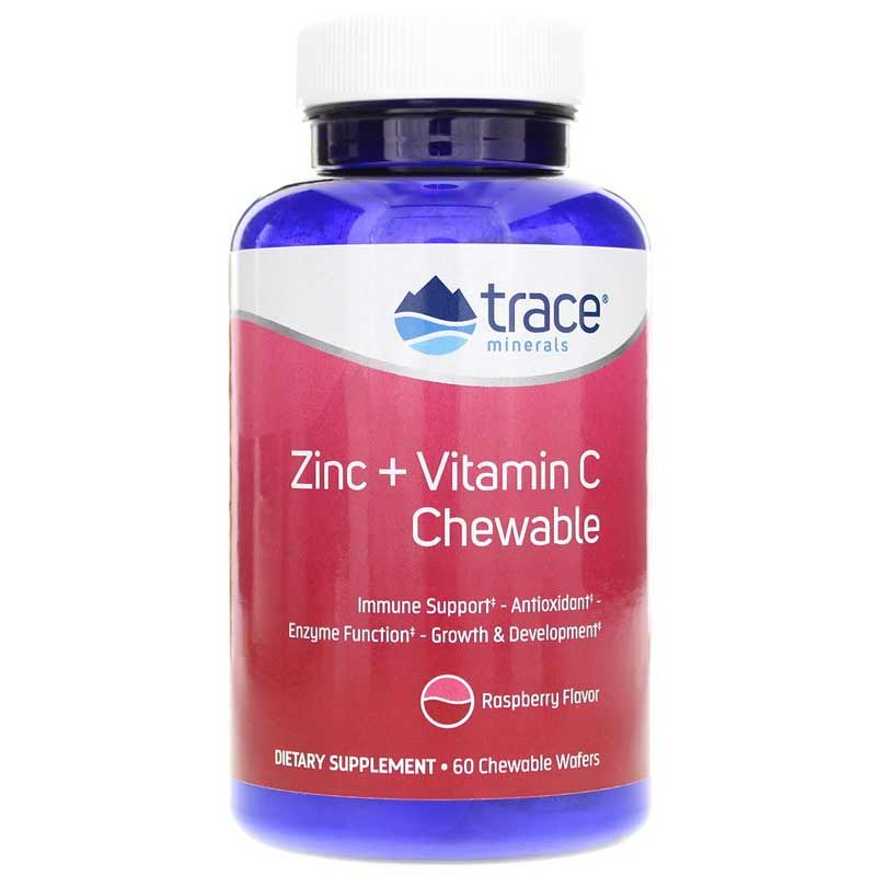 Zinc + Vitamin C Chewable Raspberry | Цинк і вітамін С жувальна малина